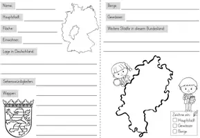 Vorschau - Arbeitsblätter - Bundesland "Hessen" (Faltheft) - Seite 2