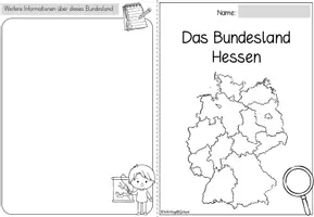 Vorschau - Arbeitsblätter - Bundesland "Hessen" (Faltheft) - Seite 3