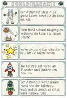 Vorschau - Arbeitsblätter - Schleichdiktat - Astronauten - Seite 2