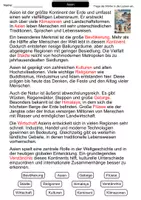 Vorschau - Arbeitsblätter - Asien – Materialpaket | Wissenskartei, Lückentext & Quizkarten - Seite 3