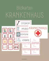 Vorschau - Bildkarten - Themenschwerpunkt Arzt/ Krankenhaus - Deckblatt