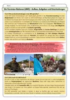 Vorschau - Arbeitsblätter - Vereinte Nationen UNO UN Arbeitsblatt United Nations Vetorecht - Seite 2