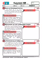 Vorschau - Test - Kurztest: Schaltpläne zeichnen - Version B - Seite 1