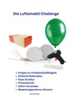 Vorschau - Unterrichtsreihen - Luftomobil-Challenge: Komplettpaket inkl. Lös. & Bew. Ersatz Klassenarbeit - Deckblatt