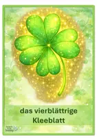 Vorschau - Präsentationen/Tafelbilder - Bildkarten Glückssymbole - DAZ - Seite 1