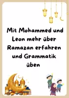 Vorschau - Arbeitsblätter - Ramadan verstehen und Grammatik meistern - Deckblatt