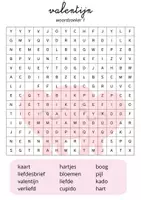 Voorbeeld - woordzoekers valentijn - Voorblad