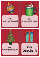 Vorschau - Arbeitsblätter - Laufdiktat "Weihnachten" (Klasse 1) + Wimmelbild - Seite 3