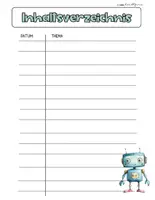 Vorschau - Poster - Deckblatt Informatik Schnellhefter | PixiBots Design | Klasse 5 und 6 | 2 Versionen (Farbe & SW) - Seite 3