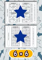 Vorschau - Spiele - Pfeil-Sudoku Arbeitsblätter – 600 Rätsel mit Pfeilrichtungen - Seite 2