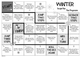 Vorschau - Arbeitsblätter - PAST PROGRESSIVE 🎲 New Year Würfelspiel - Seite 3