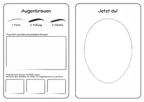Vorschau - Arbeitsblätter - Porträt zeichnen lernen – Schritt-für-Schritt Übungsheft für den Kunstunterricht - Seite 2