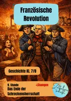 Vorschau - Stundenentwürfe - 9. Das Ende der Schreckensherrschaft der Jakobiner und Robespierre - Deckblatt