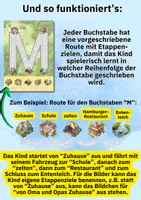 Vorschau - Spiele - Buchstabenstraßen A–Z – Spielerische Schreibvorbereitung mit Fahrzeugen für Kindergarten & Vorschule - Seite 2