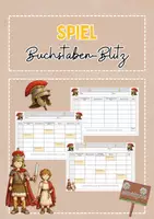 Vorschau - Spiele - Stadt-Land-Fluss: "Buchstaben-Blitz" - Römer-Edition - Deckblatt