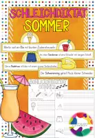 Vorschau - Arbeitsblätter - Materialpaket - Schleichdiktate zu den vier Jahreszeiten - Seite 1