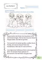 Vorschau - Arbeitsblätter - Lies-Mal-Blatt Frühling zur Förderung des Leseverstehens - Seite 3