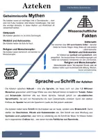Vorschau - Arbeitsblätter - Azteken - Eine Hochkultur Zentralmexikos - Seite 1