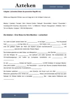 Vorschau - Arbeitsblätter - Azteken - Eine Hochkultur Zentralmexikos - Seite 3