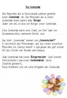 Vorschau - Merkblätter - Merkhefteintrag - Bedeutung und Organisation einer Gemeinde - Seite 2