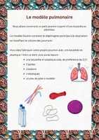 Vorschau - Mal- und Bastelvorlagen - Le modèle pulmonaire à reprouduire en classe - Deckblatt