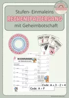 Vorschau - Arbeitsblätter - Rechenspaziergang Stufen-Einmaleins - Deckblatt