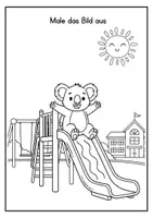 Vorschau - Mal- und Bastelvorlagen - Materialpaket Koala - Seite 3