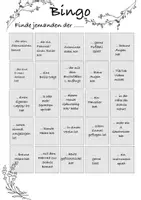 Vorschau - Arbeitsblätter - Schul Bingo Klassengemeinschaft - Deckblatt