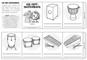 Vorschau - Arbeitsblätter - ORFF-INSTRUMENTE - Leporello (Faltheft) - Seite 2