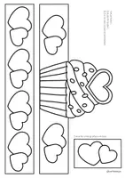 Vorschau - Mal- und Bastelvorlagen - Valentinstagsbasteln für Kinder - Armbänder & Kronen - Seite 2