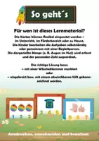 Vorschau - Fördermaterial/Inklusion - Lernkarten Mengen und Zahlen – Zahlenraum 10 für Kindergarten & Vorschule - Seite 1