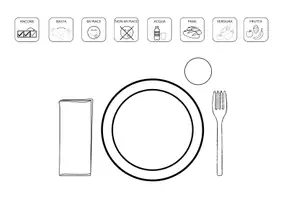 anteprima - Materiale di supporto/inclusione - TOVAGLIETTA PRANZO in CAA - Pagina 1