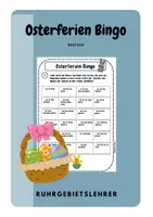 Vorschau - Arbeitsblätter - Osterferien Bingo Erzähl- und Gesprächsanlass - Deckblatt