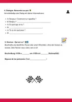 Vorschau - Arbeitsblätter - 👋 Se présenter: Name, Alter & Nationalität (A1 Einführung) - Seite 3