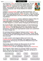 Vorschau - Arbeitsblätter - Indigene Völker | Lückentext | Geschichte | Kultur | Gesellschaft - Seite 2