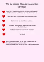 Vorschau - Arbeitsblätter - Botschaften zum Valentinstag -
Grüße, die glücklich machen - Seite 1