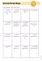 Vorschau - Arbeitsblätter - Ferienbingo - Weihnachten, Ostern, Sommer & Herbst - Seite 2