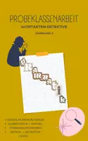 Vorschau - Arbeitsblätter - 🕵️(Probe)Klassenarbeit Deutsch Klasse 5 – Wortarten mit Detektivgeschichte - Deckblatt