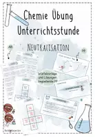 Vorschau - Stundenentwürfe - Neutralisation (Säure Base) | Chemie Übung 10 | fertige Unterrichtsstunde | sofort einsetzbar - Deckblatt
