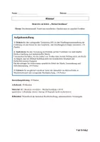 Vorschau - Arbeitsblätter - Heinrich von Kleist: "Michael Kohlhaas" – Klausur mit Erwartungshorizont | Sekundarstufe II - Seite 1