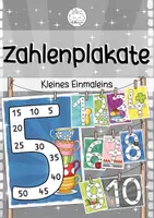 Vorschau - Fördermaterial/Inklusion - 1x1 Zahlenplakate | Kleines Einmaleins | Grundschule - Deckblatt