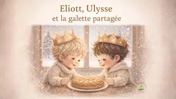 Aperçu - Matériel pour travaux manuels / dessin - Eliott, Ulysse et la galette partagée - Page de couverture