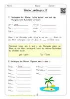 Vorschau - Arbeitsblätter - Wörter verlängern - Auslautverhärtung Klasse 2 / 3 - Seite 3