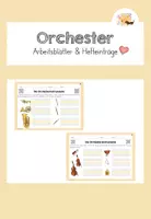 Vorschau - Arbeitsblätter - Arbeitsblätter: Orchester & -Instrumente - Deckblatt
