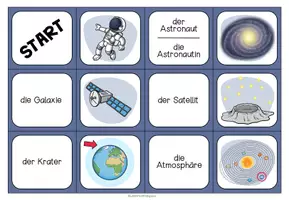 Vorschau - Spiele - WELTALL & PLANETEN - Domino (2 Spiele) - Seite 1
