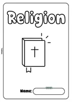 Vorschau - Arbeitsblätter - Vorlagen Deckblätter Religion - verschiedene Versionen - Seite 2