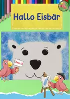 Vorschau - Mal- und Bastelvorlagen - Kunst Winter, male einen Eisbär, Grundschule - Deckblatt