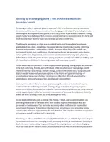 Vorschau - Klassenarbeiten - Englisch Klausur SEK II – Coming of Age | Essay & Analysis - Deckblatt