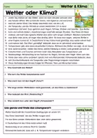 Vorschau - Arbeitsblätter - Lesen & Verstehen - Wetter und Klima (Klasse 3-5) - Seite 2
