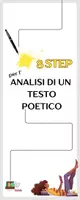 anteprima - Materiale di supporto/inclusione - 8 step per l'analisi di un testo poetico - Pagina di copertina